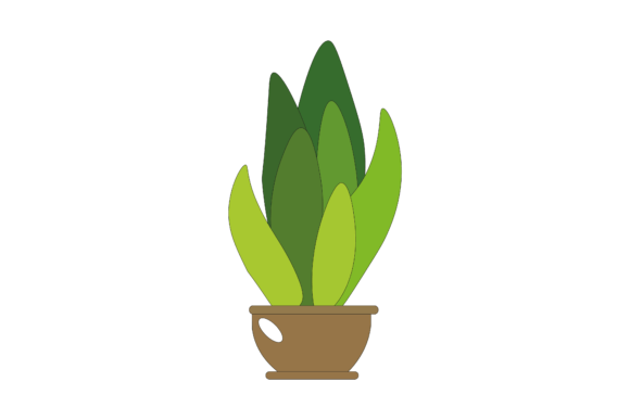 Beautiful Decorative Plants Icon: Graphics & Icons
