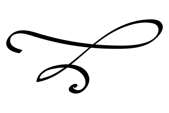 Calligraphic Element. Decorative Vintage Graphics