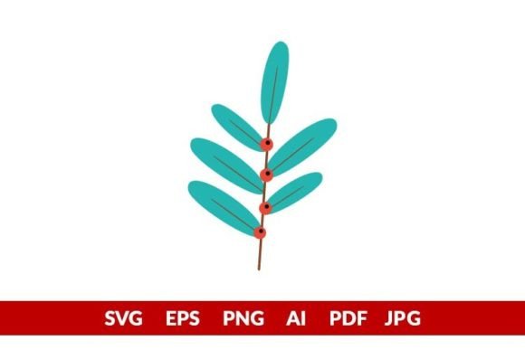 Christmas Decorative Vector Illustration: Graphics for Crafts