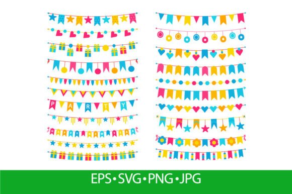 Decorative Bunting Flags Review: Graphics & Templates