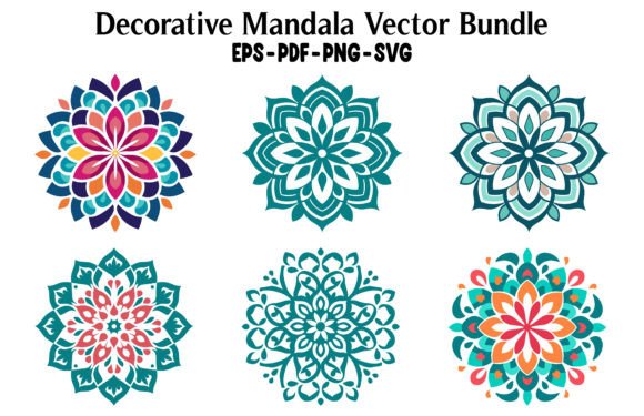 Decorative Circular Mandala Clipart Set: Graphics & Crafts Review