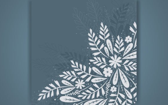 Decorative Floral Background SVG for Graphics & Crafts