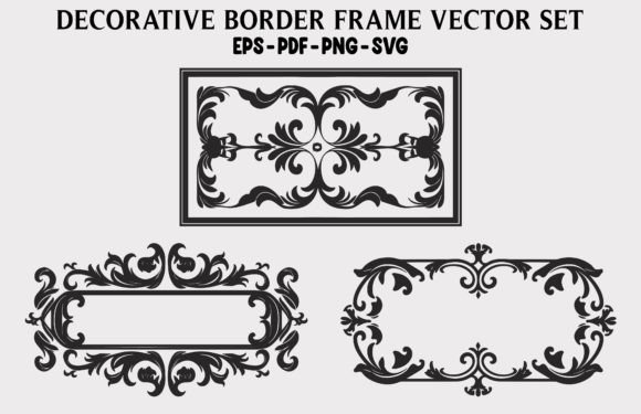 Decorative Floral Frame Vector SVG Set: A Designer’s Review for Graphics & Crafts