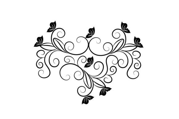 Decorative Floral Ornament Butterfly: Graphics & Crafts Review