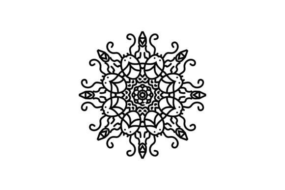 Decorative Indian Mandala Icon: Graphics & Icons Review