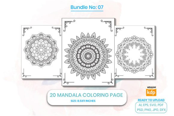 Decorative Mandala Design: Graphics & Coloring Pages Amp