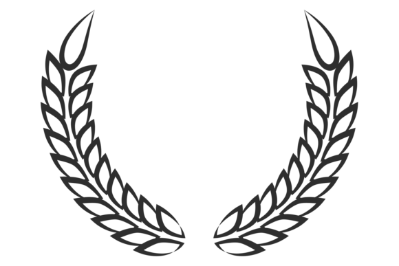 Decorative Wreath Template: Honor Award Graphics for Crafts