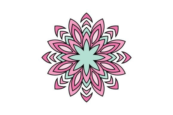 Flower Decorative Mandala Icon: Embroidery Design Review