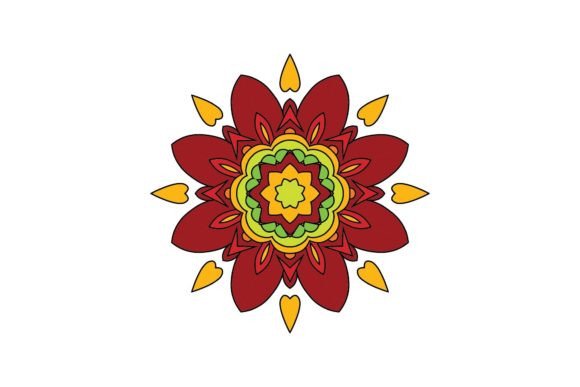 Flower Mandala Decorative Icon: Real Embroidery Review