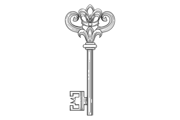 Medieval Key Engraving: Forge Graphics for Crafts