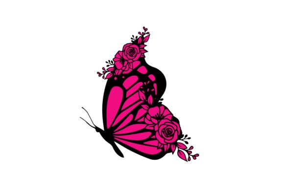Pink Decorative Butterfly Floral: Graphics & Crafts Review