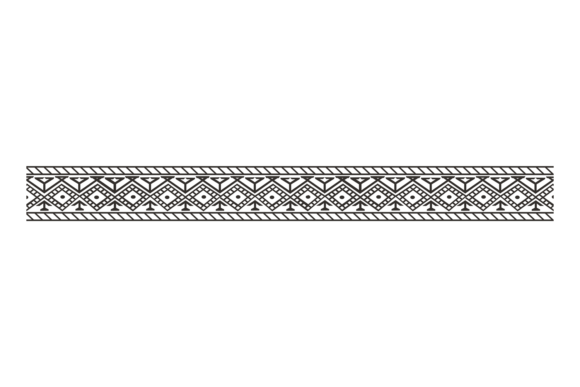 Vintage Ethnic Border Graphics for Crafts